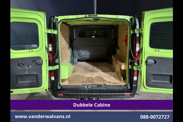 Renault Trafic 1.6 dCi L2H1 Dubbele Cabine Euro6 2x Zijdeur | Airco | 6-zits | Navigatie | Cruisecontrol Trekhaak, Bijrijdersbank, Parkeersensoren
