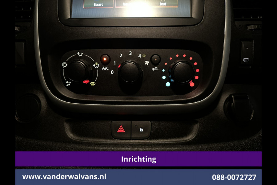 Renault Trafic 1.6 dCi L1H1 Euro6 Airco | Navigatie | Cruisecontrol | Trekhaak Parkeersensoren, Bijrijdersbank