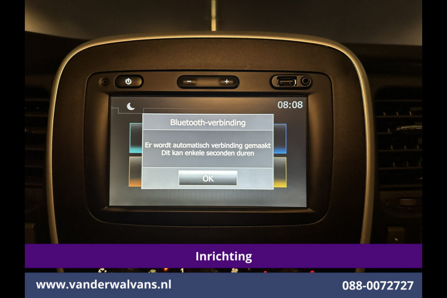 Renault Trafic 1.6 dCi L1H1 Euro6 Airco | Navigatie | Cruisecontrol | Trekhaak Parkeersensoren, Bijrijdersbank