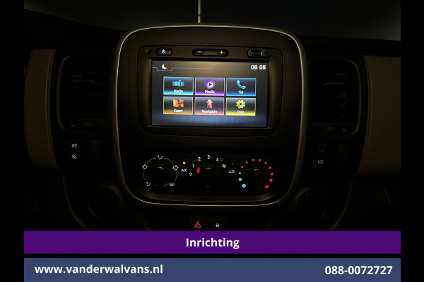 Renault Trafic 1.6 dCi L1H1 Euro6 Airco | Navigatie | Cruisecontrol | Trekhaak Parkeersensoren, Bijrijdersbank