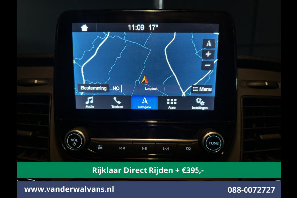 Ford Transit Custom 2.0 TDCI L2H1 Euro6 *Rijklaar Direct Rijden* Airco | Navigatie | Apple Carplay | Cruisecontrol | Stoelverwarming LED, parkeersensoren, android auto, verwarmde voorruit, bijrijdersbank