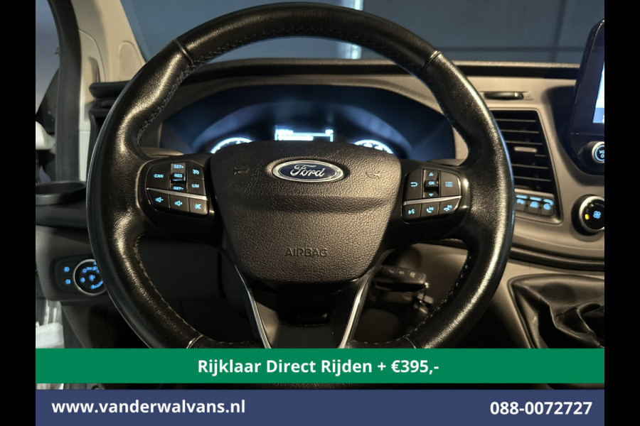 Ford Transit Custom 2.0 TDCI L2H1 Euro6 *Rijklaar Direct Rijden* Airco | Navigatie | Apple Carplay | Cruisecontrol | Stoelverwarming LED, parkeersensoren, android auto, verwarmde voorruit, bijrijdersbank