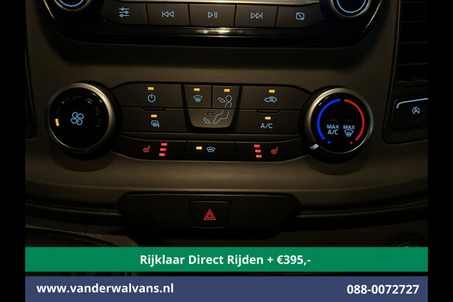 Ford Transit Custom 2.0 TDCI L2H1 Euro6 *Rijklaar Direct Rijden* Airco | Navigatie | Apple Carplay | Cruisecontrol | Stoelverwarming LED, parkeersensoren, android auto, verwarmde voorruit, bijrijdersbank