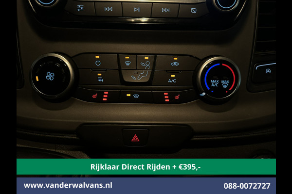 Ford Transit Custom 2.0 TDCI L2H1 Euro6 *Rijklaar Direct Rijden* Airco | Navigatie | Apple Carplay | Cruisecontrol | Stoelverwarming LED, parkeersensoren, android auto, verwarmde voorruit, bijrijdersbank