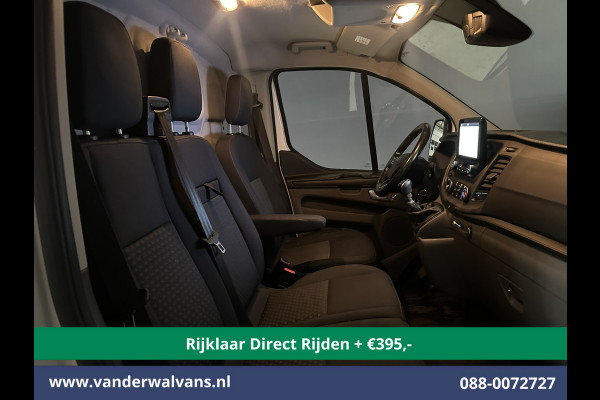 Ford Transit Custom 2.0 TDCI L2H1 Euro6 *Rijklaar Direct Rijden* Airco | Navigatie | Apple Carplay | Cruisecontrol | Stoelverwarming LED, parkeersensoren, android auto, verwarmde voorruit, bijrijdersbank