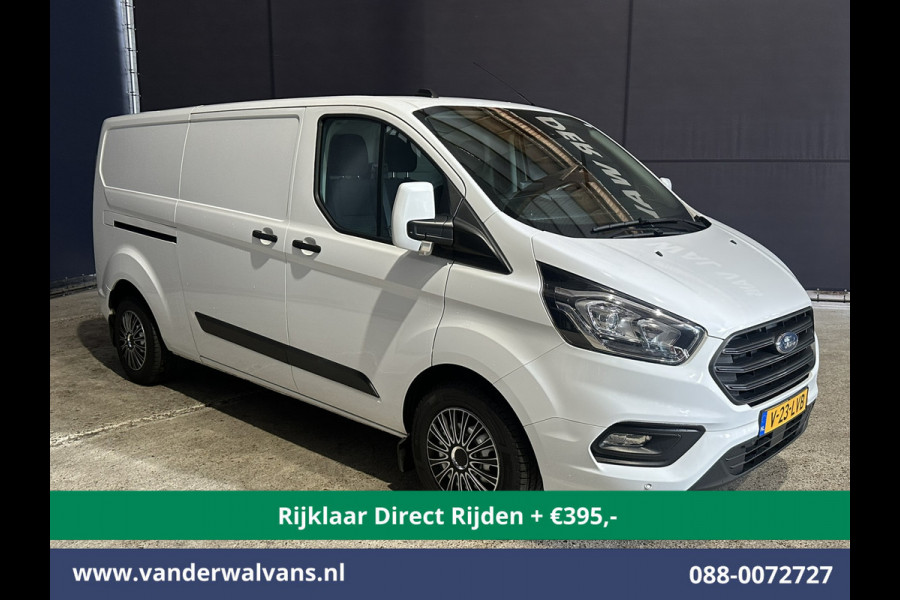 Ford Transit Custom 2.0 TDCI L2H1 Euro6 *Rijklaar Direct Rijden* Airco | Navigatie | Apple Carplay | Cruisecontrol | Stoelverwarming LED, parkeersensoren, android auto, verwarmde voorruit, bijrijdersbank