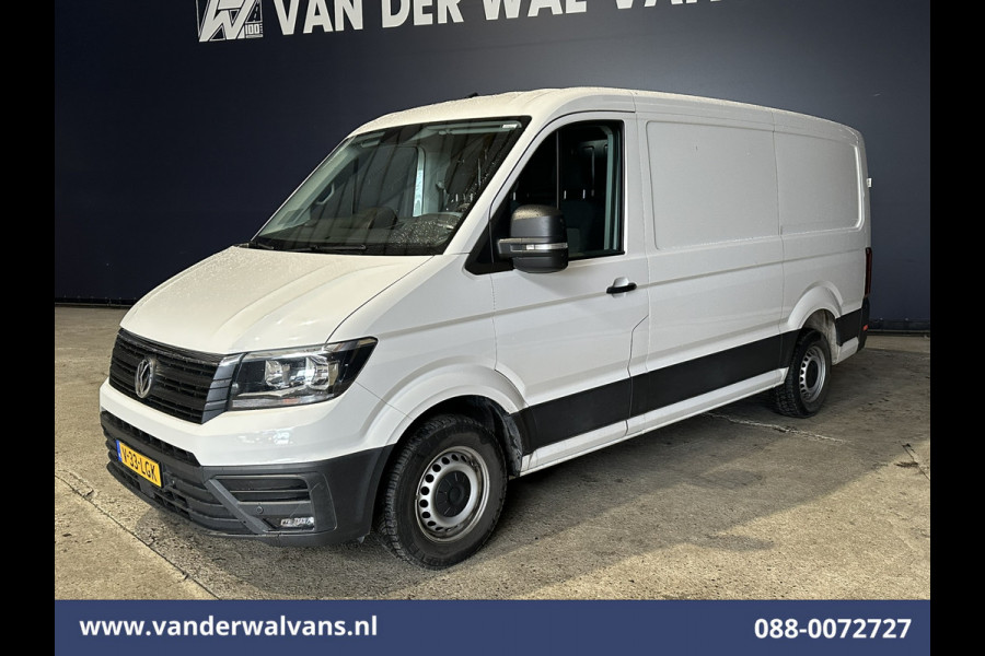 Volkswagen Crafter 2.0 TDI 141pk L3H2 L2H1 Euro6 Airco | Camera | Navigatie | 3000kg trekhaak Apple Carplay, Android Auto, Parkeersensoren, Bijrijdersbank