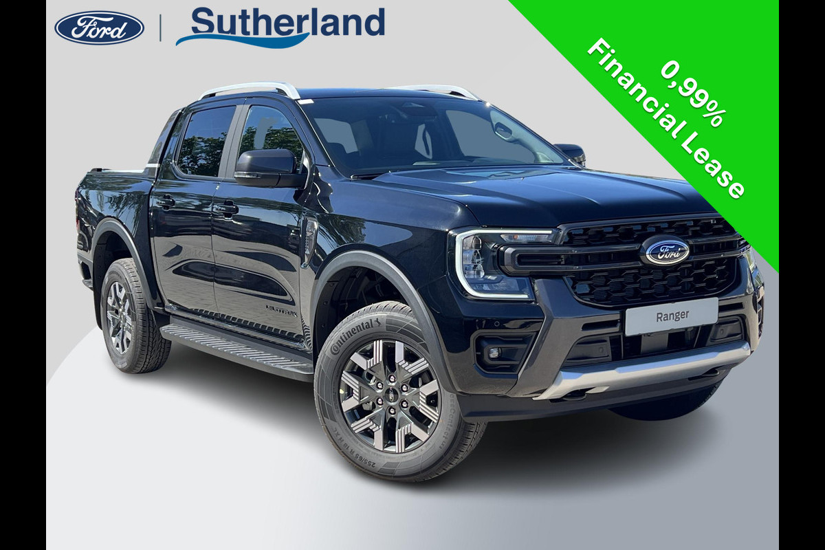 Ford Ranger 2.3 PHEV Wildtrak Double Cab 281pk | 0,99% Renteactie | 5 persoons! | Technology Pack Plus Trailer | Cargo Area Pack | Power Rollertop | Prijs excl. BTW incl. BPM | laadkabel mode 3 16A Ford Ranger 2.3 PHEV Wildtrak Double Cab 281pk | 0,99% Renteactie | 5 persoons! | Technology Pack Plus Trailer | Cargo Area Pack | Power Rollertop | Prijs excl. BTW incl. BPM | laadkabel mode 3 16A