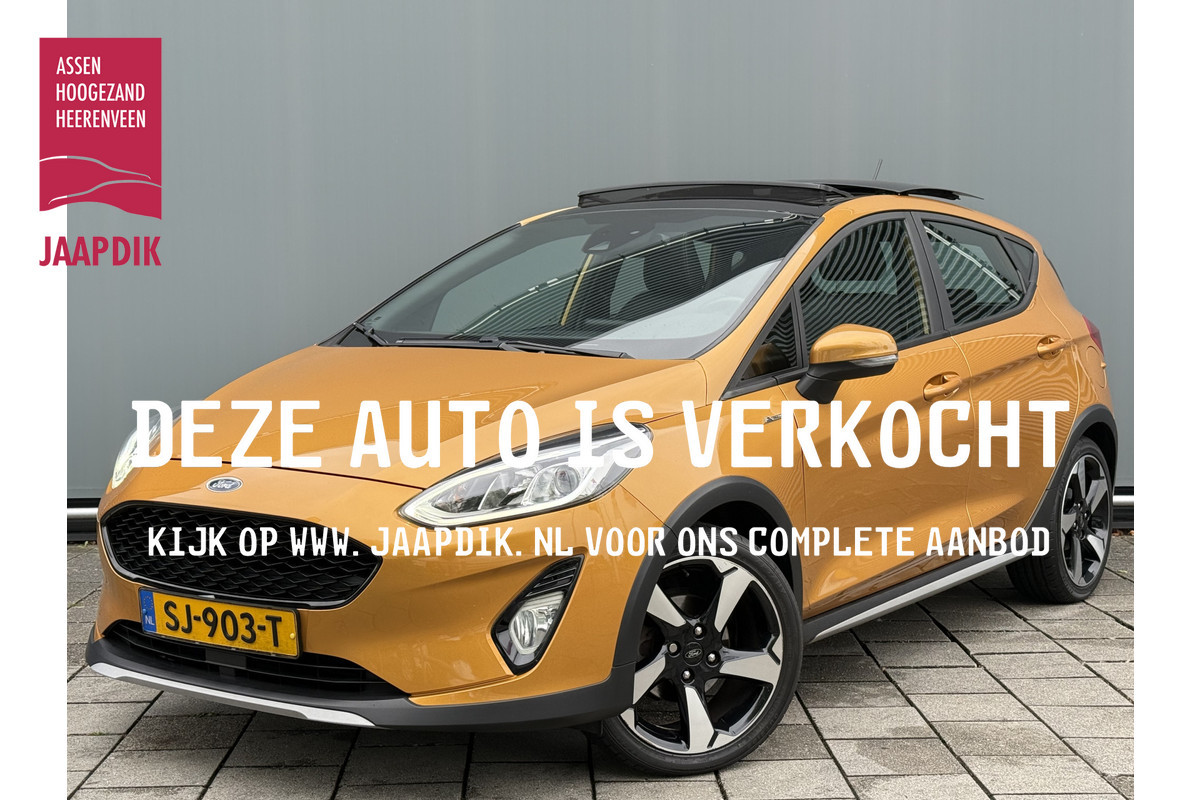 Ford Fiesta BWJ 2018 | 1.0T 100PK Active First Ed | PANO | CLIMA | NAVI | SPORTSTOELEN | CRUISE | TREKHAAK | PDC | Ford Fiesta BWJ 2018 | 1.0T 100PK Active First Ed | PANO | CLIMA | NAVI | SPORTSTOELEN | CRUISE | TREKHAAK | PDC |