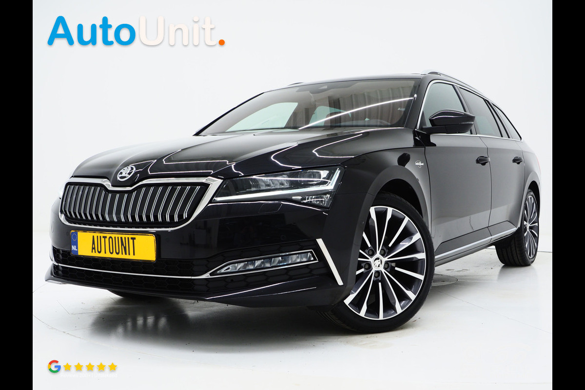 Škoda Superb Combi 1.4 TSI iV Laurin & Klement | Panoramadak | Trekhaak | Canton | 360 | Keyless | Adaptive Cruise | Carplay Škoda Superb Combi 1.4 TSI iV Laurin & Klement | Panoramadak | Trekhaak | Canton | 360 | Keyless | Adaptive Cruise | Carplay