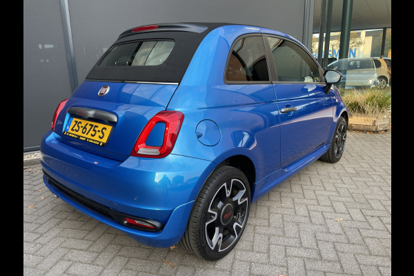 Fiat 500C 0.9 TwinAir Turbo Sport Airco - Cruise control - parkeersensoren achter - navigatiesysteem - Licht metalen velgen 16 inch - Mistlampen voor - Stuur mulftifunctioneel - sportstuur