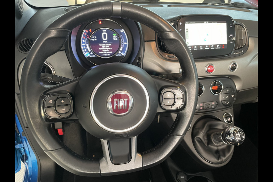 Fiat 500C 0.9 TwinAir Turbo Sport Airco - Cruise control - parkeersensoren achter - navigatiesysteem - Licht metalen velgen 16 inch - Mistlampen voor - Stuur mulftifunctioneel - sportstuur