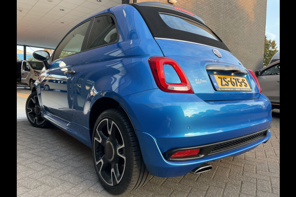 Fiat 500C 0.9 TwinAir Turbo Sport Airco - Cruise control - parkeersensoren achter - navigatiesysteem - Licht metalen velgen 16 inch - Mistlampen voor - Stuur mulftifunctioneel - sportstuur