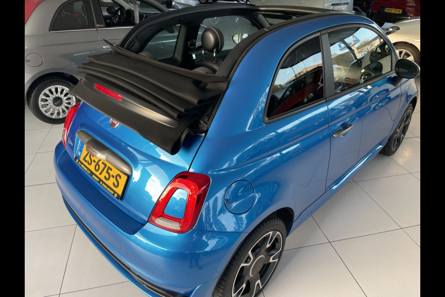 Fiat 500C 0.9 TwinAir Turbo Sport Airco - Cruise control - parkeersensoren achter - navigatiesysteem - Licht metalen velgen 16 inch - Mistlampen voor - Stuur mulftifunctioneel - sportstuur