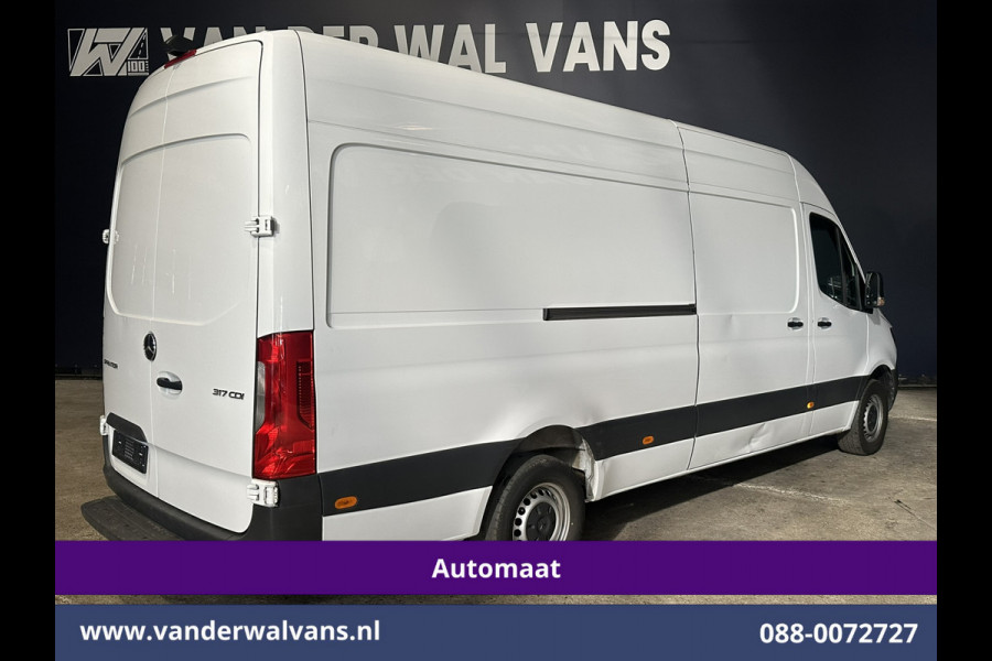 Mercedes-Benz Sprinter 317 CDI 170pk 9G-Tronic Automaat L3H2 Fabrieksgarantie Euro6 Airco | Camera | Navigatie | Apple Carplay Android Auto, Cruisecontrol, Stoelverwarming, Parkeersensoren