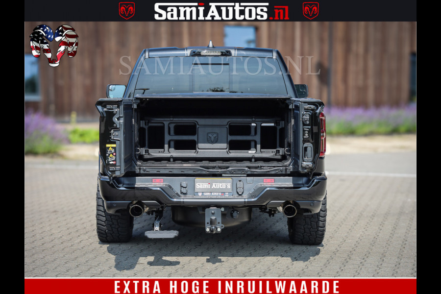 Dodge Ram 1500 Limited Night High Output 540HP 706Nm | Massage + Full Option | De Meest Luxe en Volle Pick-Up in zijn Klasse | Comfortabele Dubbele Cabine met Royale 5 Zitplaatsen | BPM vrij | Nu Leverbaar uit Voorraad | Voorraad Nr 2331 - 5133