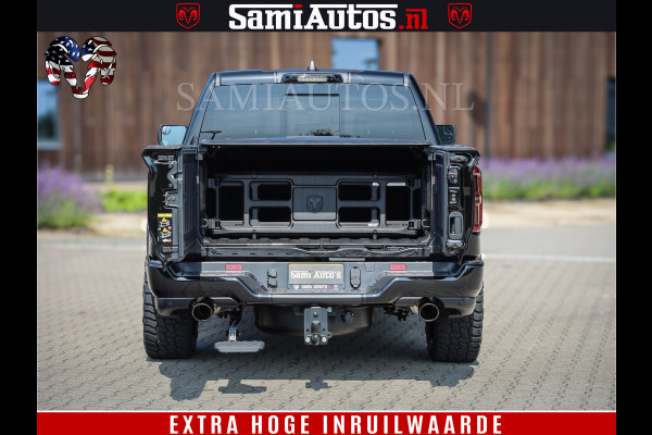 Dodge Ram 1500 Limited Night High Output 540HP 706Nm | Massage + Full Option | De Meest Luxe en Volle Pick-Up in zijn Klasse | Comfortabele Dubbele Cabine met Royale 5 Zitplaatsen | BPM vrij | Nu Leverbaar uit Voorraad | Voorraad Nr 2331 - 5133