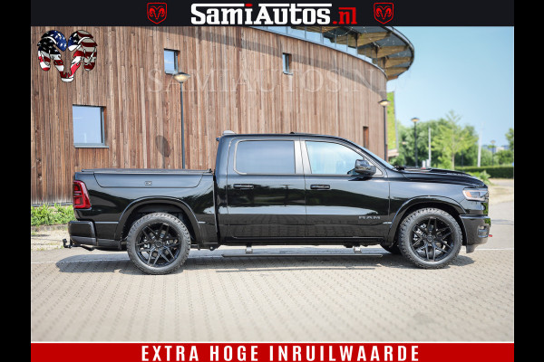 Dodge Ram 1500 Limited Night High Output 540HP 706Nm | Massage + Full Option | De Meest Luxe en Volle Pick-Up in zijn Klasse | Comfortabele Dubbele Cabine met Royale 5 Zitplaatsen | BPM vrij | Nu Leverbaar uit Voorraad | Voorraad Nr 2331 - 5133