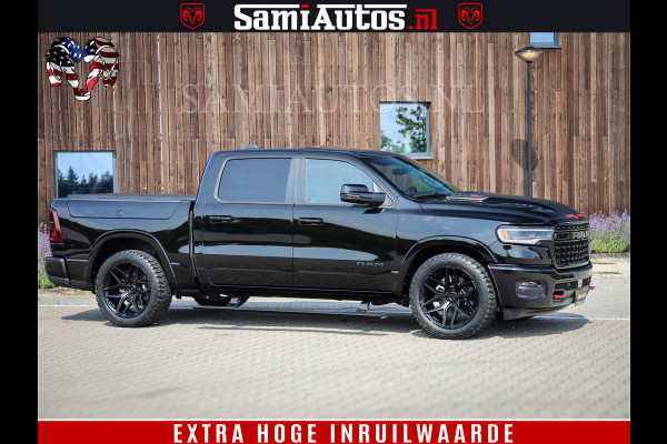 Dodge Ram 1500 Limited Night High Output 540HP 706Nm | Massage + Full Option | De Meest Luxe en Volle Pick-Up in zijn Klasse | Comfortabele Dubbele Cabine met Royale 5 Zitplaatsen | BPM vrij | Nu Leverbaar uit Voorraad | Voorraad Nr 2331 - 5133