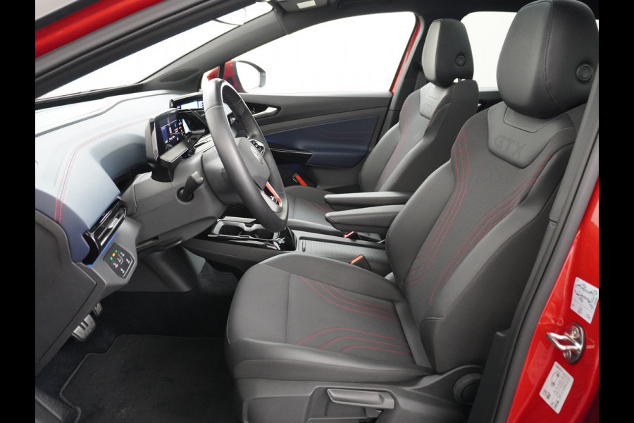 Volkswagen ID.4 GTX 4Motion 300PK (82Kw) 77 kWh PanoDak Warmtepomp 360-Camera 20" Apple Carplay Android Adaptive-Cruise Navi LED-v+a PDC-v+a Two Dual-Ecc App-Connect Mirror-Link Grootste Accu 0-100 6,3 seconden! AWD All Wheel Drive Assistentiepakket Design-pakket plus. Accu garantie tot 15-04-2030/160.000km laden tot 175kw DC of thuis 11kwh AC per uur. Orig.NLse auto € 58.000 nieuw