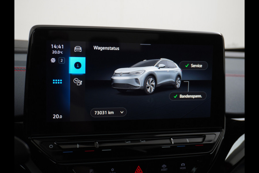 Volkswagen ID.4 GTX 4Motion 300PK (82Kw) 77 kWh PanoDak Warmtepomp 360-Camera 20" Apple Carplay Android Adaptive-Cruise Navi LED-v+a PDC-v+a Two Dual-Ecc App-Connect Mirror-Link Grootste Accu 0-100 6,3 seconden! AWD All Wheel Drive Assistentiepakket Design-pakket plus. Accu garantie tot 15-04-2030/160.000km laden tot 175kw DC of thuis 11kwh AC per uur. Orig.NLse auto € 58.000 nieuw