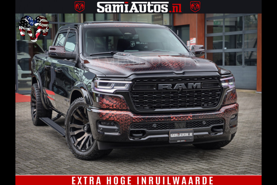Dodge Ram COBRA EDITION | All-In Prijs | 1500 Limited Night High Output 540HP 706Nm | Massage + Full Option | De Meest Luxe en Volle Pick- Comfortabele Dubbele Cabine met Royale 5 Zitplaatsen | BPM vrij | Nu Leverbaar uit Voorraad | Voorraad Nr 2335 - 5153 | Dodge Ram COBRA EDITION | All-In Prijs | 1500 Limited Night High Output 540HP 706Nm | Massage + Full Option | De Meest Luxe en Volle Pick- Comfortabele Dubbele Cabine met Royale 5 Zitplaatsen | BPM vrij | Nu Leverbaar uit Voorraad | Voorraad Nr 2335 - 5153 |