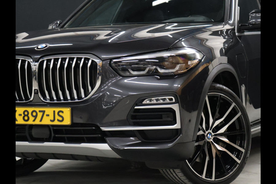 BMW X5 xDrive45e M Sport [SCHUIFKANTELDAK, HARMAN/KARDON, TREKHAAK INKLAPBAAR, APPLE CARPLAY, ANDROID, MEMORY SEATS, 360 CAMERA, HEAD-UP, ADAPTIVE CRUISE, STUURVERWARMING, VOL LEDER, STOELVERWARMING, CLIMATE, N