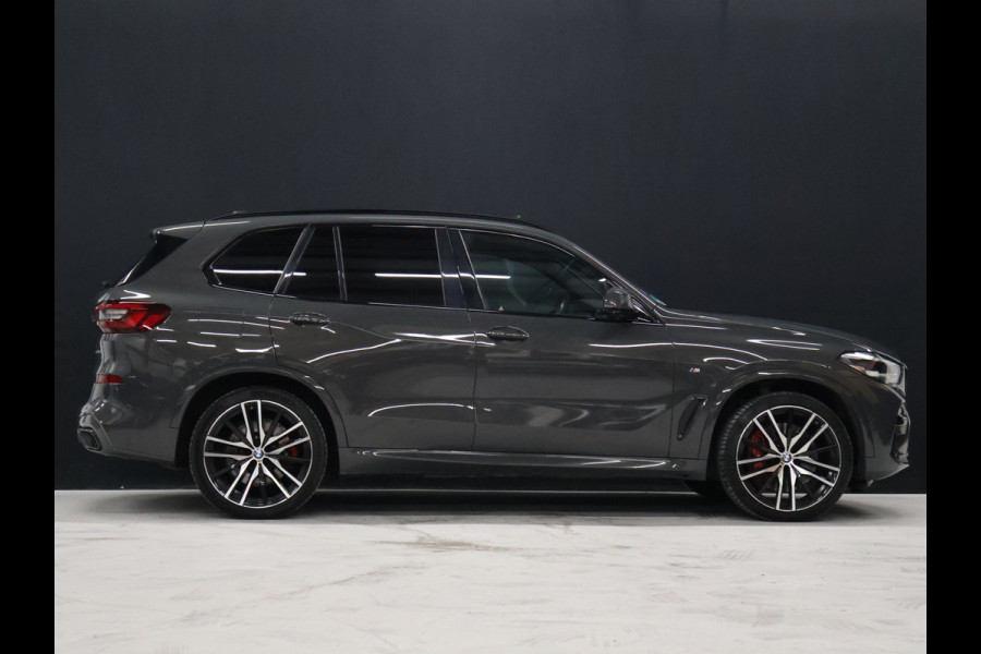 BMW X5 xDrive45e High Executive M Sport [SCHUIFKANTELDAK, TREKHAAK INKLAPBAAR, APPLE CARPLAY, ANDROID, MEMORY SEATS, 360 CAMERA, HEAD-UP, VOL LEDER, STOELVERKOELING, STOELVERWARMING, NIEUWSTAAT]