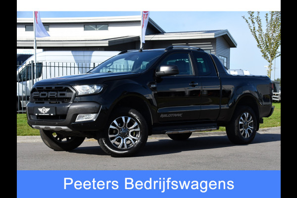 Ford Ranger 3.2 TDCi Wildtrak Supercab Camera, Adaptieve Cruise, 3500kg Trekhaak, Carplay, Automaat, 4x4, Multimedia, Uniek!