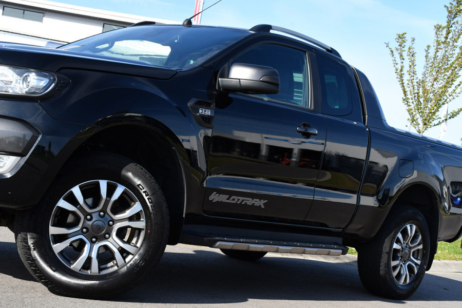 Ford Ranger 3.2 TDCi Wildtrak Supercab Camera, Adaptieve Cruise, 3500kg Trekhaak, Carplay, Automaat, 4x4, Multimedia, Uniek!
