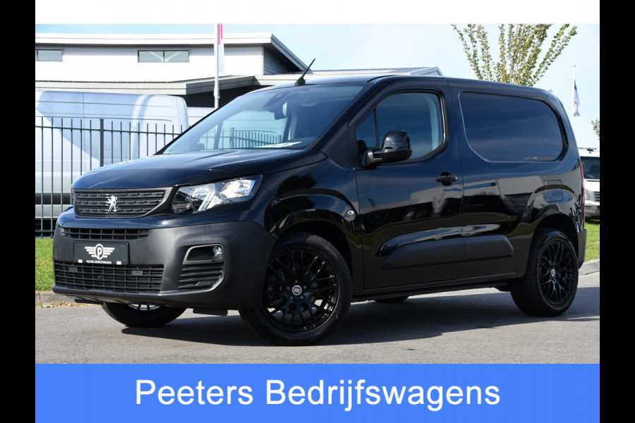 Peugeot e-Partner 136 L1 50 kWh Black Edition Camera, Cruise, Carplay, Stoelverwarming, 136pk, Multimedia, BOM VOL!