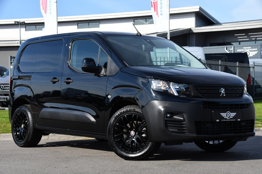 Peugeot e-Partner 136 L1 50 kWh Black Edition Camera, Cruise, Carplay, Stoelverwarming, 136pk, Multimedia, BOM VOL!