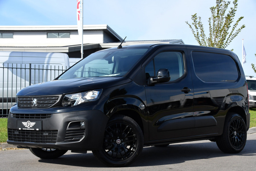 Peugeot e-Partner 136 L1 50 kWh Black Edition Camera, Cruise, Carplay, Stoelverwarming, 136pk, Multimedia, BOM VOL!