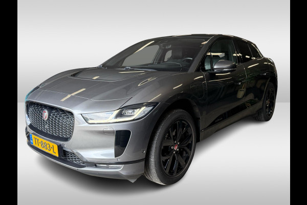 Jaguar I-PACE EV400 HSE 90 kWh / SOH 94,3% / Trekhaak / Panoramadak / 360Camera / Head-up / Luchtvering / Meridian / Keyless / 20'' / Leder / Navigatie / Stoelverwarming