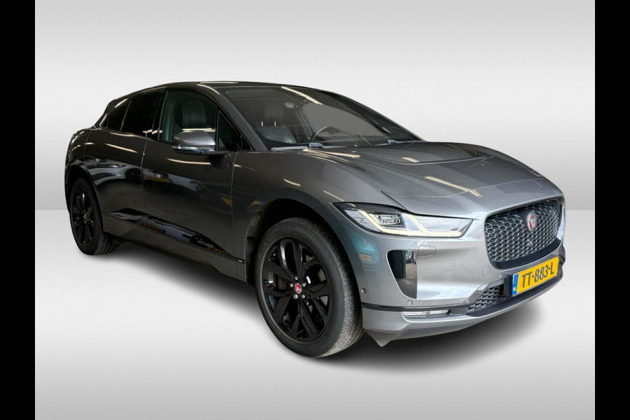 Jaguar I-PACE EV400 HSE 90 kWh / SOH 94,3% / Trekhaak / Panoramadak / 360Camera / Head-up / Luchtvering / Meridian / Keyless / 20'' / Leder / Navigatie / Stoelverwarming