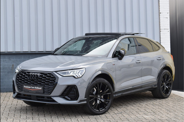 Audi Q3 Sportback 45 TFSI e S-Line Nardo Grey Pano Navi Trekhaak Matrix Sfeer Leder 20 Inch