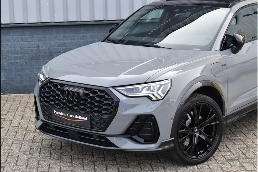 Audi Q3 Sportback 45 TFSI e S-Line Nardo Grey Pano Navi Trekhaak Matrix Sfeer Leder 20 Inch