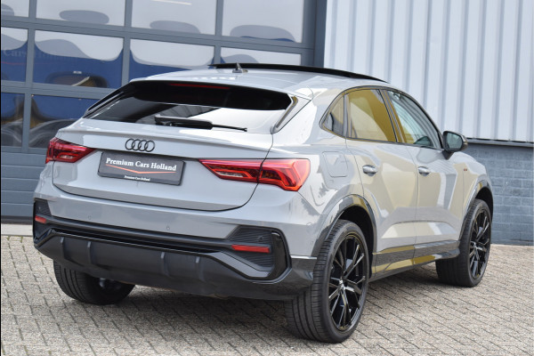 Audi Q3 Sportback 45 TFSI e S-Line Nardo Grey Pano Navi Trekhaak Matrix Sfeer Leder 20 Inch