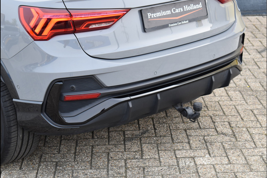 Audi Q3 Sportback 45 TFSI e S-Line Nardo Grey Pano Navi Trekhaak Matrix Sfeer Leder 20 Inch