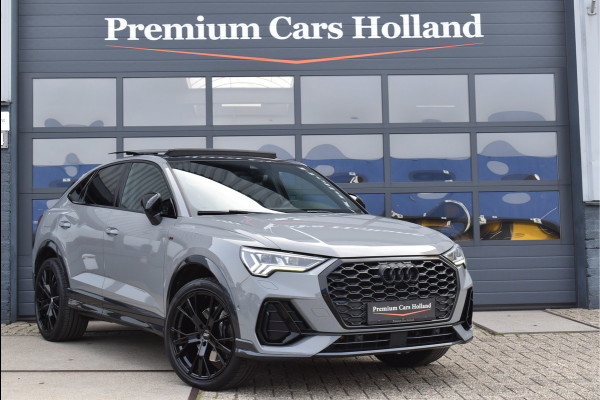 Audi Q3 Sportback 45 TFSI e S-Line Nardo Grey Pano Navi Trekhaak Matrix Sfeer Leder 20 Inch