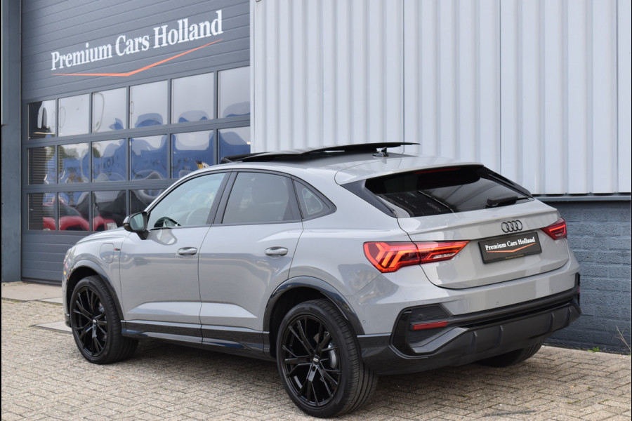 Audi Q3 Sportback 45 TFSI e S-Line Nardo Grey Pano Navi Trekhaak Matrix Sfeer Leder 20 Inch