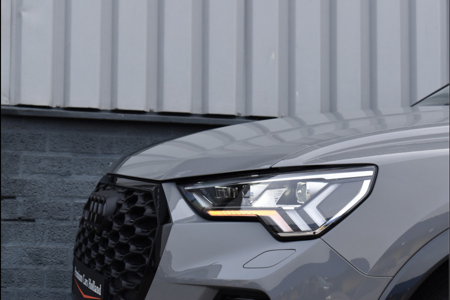 Audi Q3 Sportback 45 TFSI e S-Line Nardo Grey Pano Navi Trekhaak Matrix Sfeer Leder 20 Inch