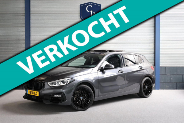 BMW 1-serie 118i M-SPORT LED+XENON/VIRTUAL/SFEER/PANORAMADAK/LEER+S.VERWARMING/LMV/CAM/LINE/ACC/ECC/12 MDN GARANTIE!