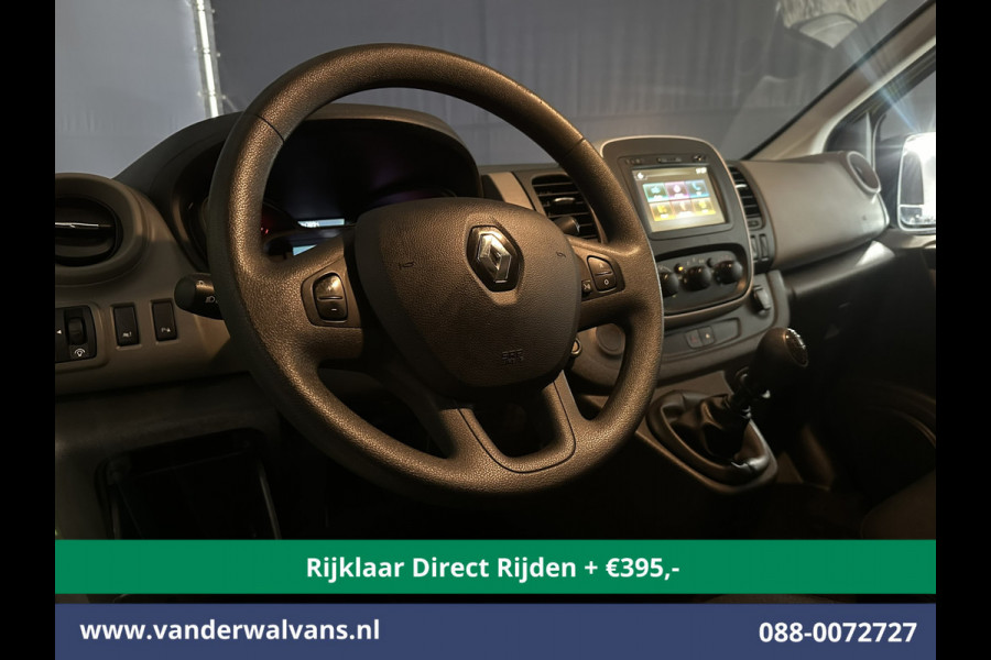 Renault Trafic 1.6 dCi L1H1 Euro6 *Rijklaar Direct Rijden* Airco | Imperiaal | Trekhaak | Navigatie | Cruisecontrol Parkeersensoren, Bijrijdersbank