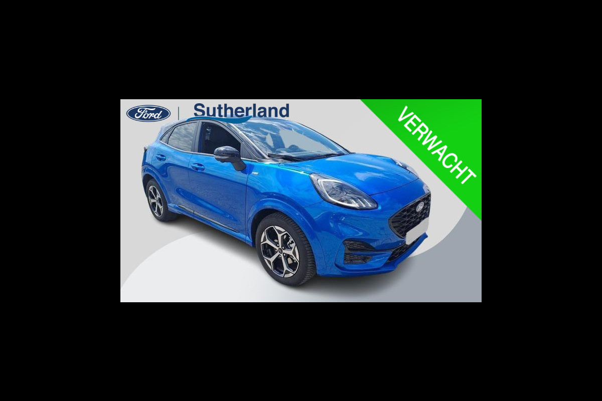 Ford Puma 1.0 EcoBoost Hybrid ST-Line X 125pk | Driver Assistance Pack | Winterpack | Contrasterend Dak | Reservewiel | All Weatherbanden Ford Puma 1.0 EcoBoost Hybrid ST-Line X 125pk | Driver Assistance Pack | Winterpack | Contrasterend Dak | Reservewiel | All Weatherbanden