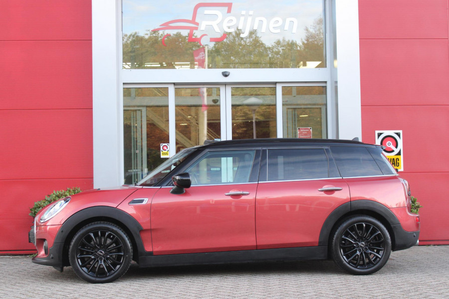 MINI Clubman 1.5 136PK COOPER CHILI AUTOMAAT | PANORAMISCH SCHUIF/KANTELDAK | NAVIGATIE | LEDEREN BEKLEDING | STOELVERWARMING | 17" LICHTMETALEN VELGEN | UNION JACK ACHTER LICHTEN | KEYLESS ENTRY / START |