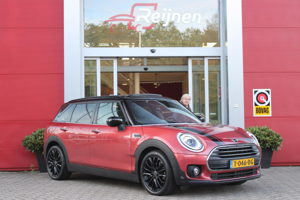 MINI Clubman 1.5 136PK COOPER CHILI AUTOMAAT | PANORAMISCH SCHUIF/KANTELDAK | NAVIGATIE | LEDEREN BEKLEDING | STOELVERWARMING | 17" LICHTMETALEN VELGEN | UNION JACK ACHTER LICHTEN | KEYLESS ENTRY / START |
