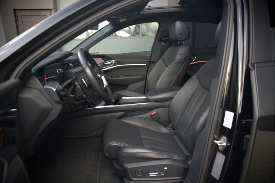 Audi e-tron 55 quattro Business edition 95 kWh S-Line | Panoramadak | Bang & Olufsen | Stoelkoeling | Stoelverwarming | Massage | Head-Up Display | 360 Camera | Matrix LED | Luchtvering | Nachtzicht | Memory Seats | Elektrisch Verstelbare Stoele