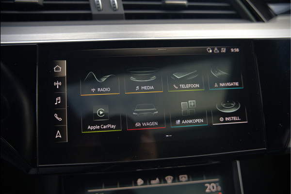 Audi e-tron 55 quattro Business edition 95 kWh S-Line | Panoramadak | Bang & Olufsen | Stoelkoeling | Stoelverwarming | Massage | Head-Up Display | 360 Camera | Matrix LED | Luchtvering | Nachtzicht | Memory Seats | Elektrisch Verstelbare Stoele