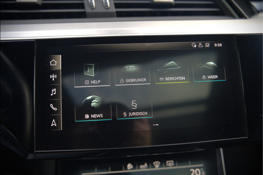 Audi e-tron 55 quattro Business edition 95 kWh S-Line | Panoramadak | Bang & Olufsen | Stoelkoeling | Stoelverwarming | Massage | Head-Up Display | 360 Camera | Matrix LED | Luchtvering | Nachtzicht | Memory Seats | Elektrisch Verstelbare Stoele